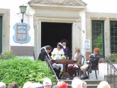 Baron von Mnchhausen in een openluchtspel.