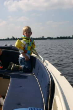 Op het Giethoornse Meer.