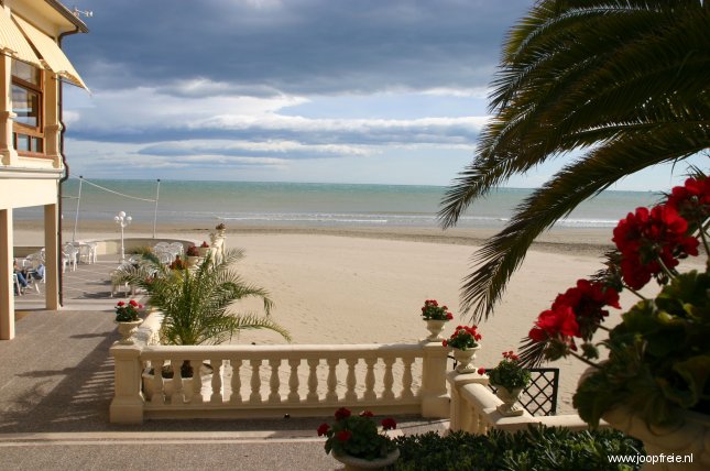 Aan het strand van Benicasim