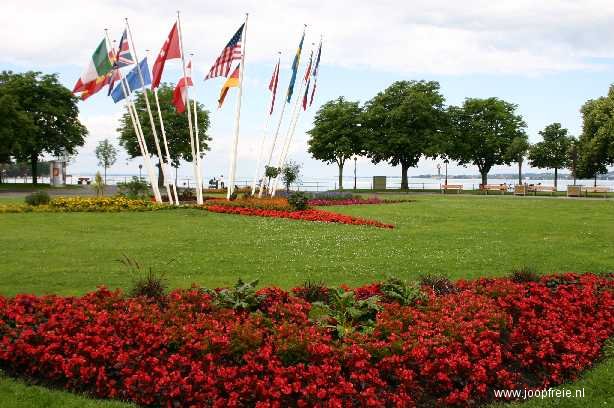 Kleurige parken in Bregenz