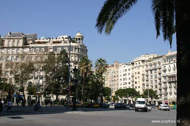 Plaza Catalunya in Barcelona