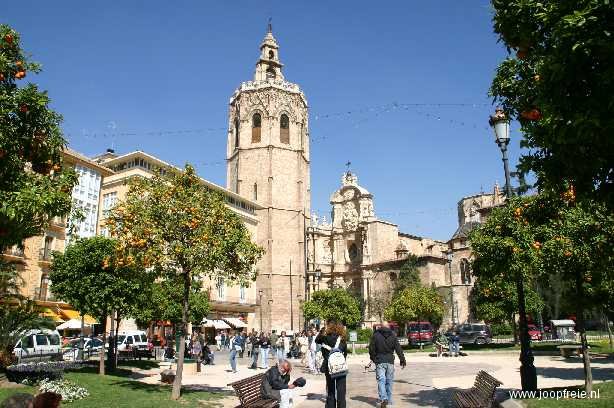 Plaza de la Reina in Valencia