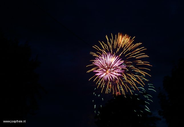 Vuurwerk boven de Loire