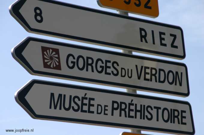 Naar de Gorges du Verdon.