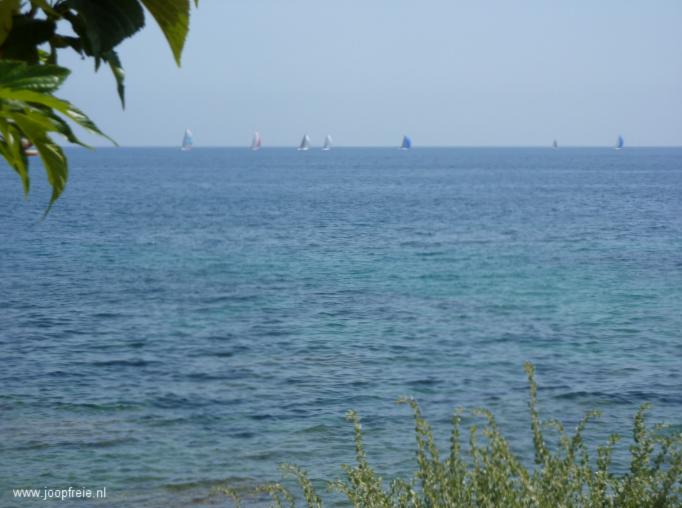 Zeilrace op de Middellandse Zee