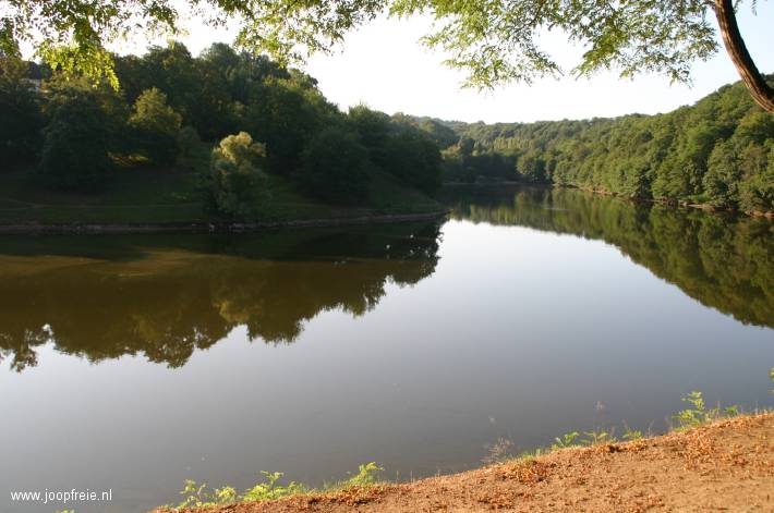 Ochtend bij het meertje van Neris