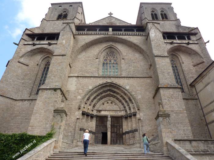 kathedraal in La Chaise-Dieu.