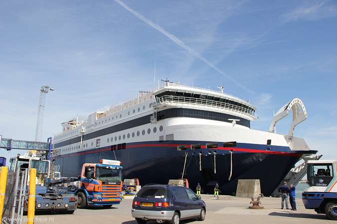 Klaar voor de overtocht naar Noorwegen