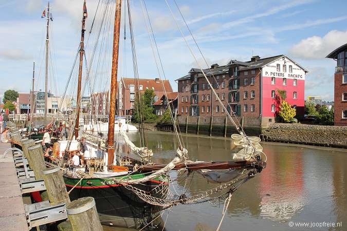 De binnenhaven van Husum